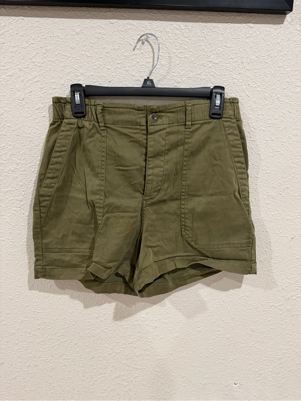 Olive green shorts